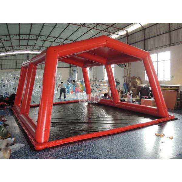 Customized Portable Pvc Water Ccollection Mat Car Wash Inflatable Car Wash Mat