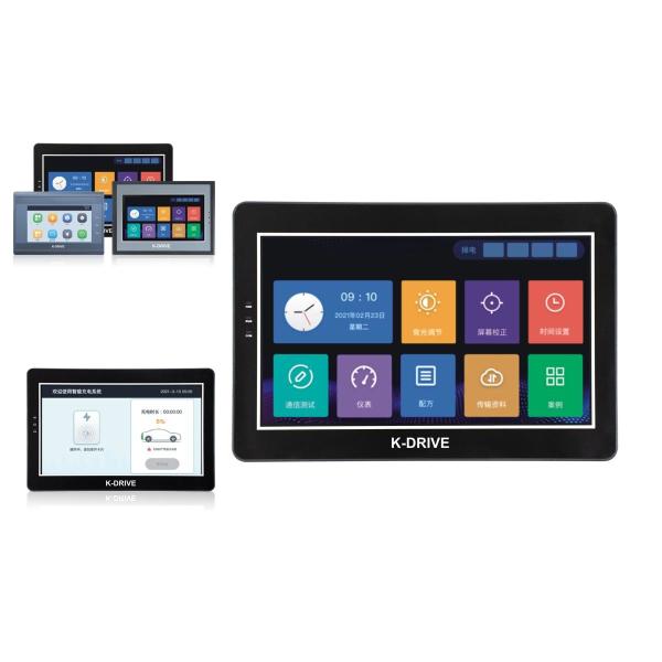 Black Durable 10 Inch HMI Touchscreen For Electrical Equipment