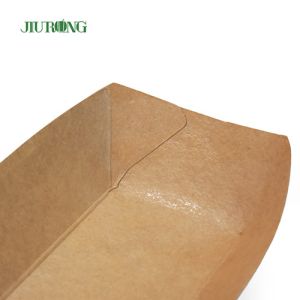 Corrugated Disposable Paper Lunch Boxes Biodegradable Custom LOGO printing ODM