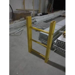 Fibreglass Square Tube Ladder Acid Resistance Easy Installation