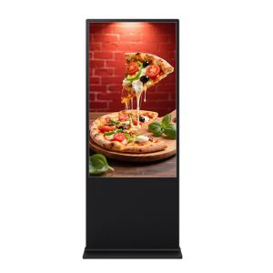 Cheap Android WiFi Connection Customized Floor Standing Digital Signage Text Graphics Display Function for sale