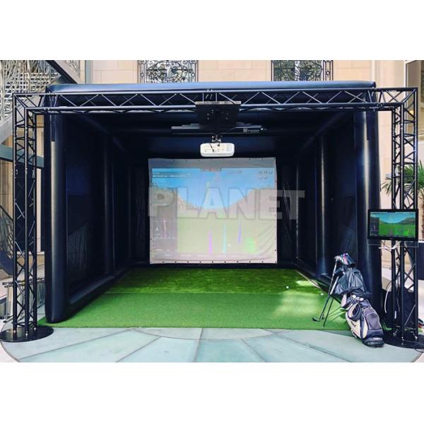 Quality Airtight Custom LOGO Inflatable Golf Practice Simulator Tent wholesale