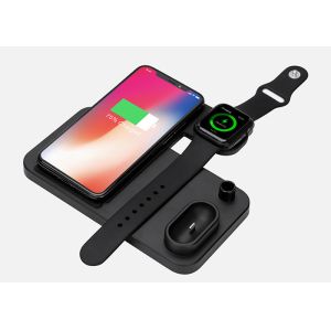 Multifunction 2W ABS 139mm 4 In 1 Wireless Charging