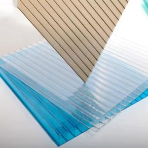 Anti UV Coating Soundproof Transparent Double Wall Polycarbonate Sheet Clear