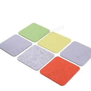 Cheap Polyester Fiber Decorative Sound Absorbing Wall Panels 48 Basic Color for sale