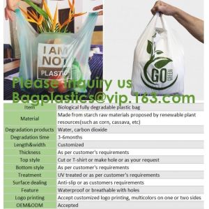 China Tougher Stronger Market Bags, freezer Eco Friendly Pla Compostable Corn Starch Garbage Bag Rubbish/Trash Bag Biodegra on sale