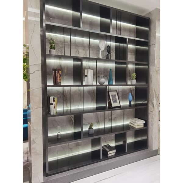 MC WORLD MDF Glossy Glass Retail Display Cabinet Showcase Furniture Set