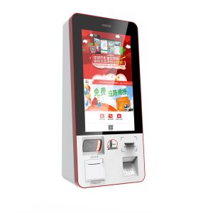 Indoor LED Display Wall Mounted Kiosk Anti-vandal With IR / SAW / Capacitive