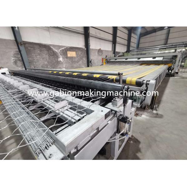 Quality PLC Control System Automatic Wrapped Edge Gabion Machine Edge Wrapping Machine Double Twist wholesale