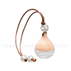 UV Printing Handling Wooden Car Fragrance Bottle Lid for Elegant and Stylish Car