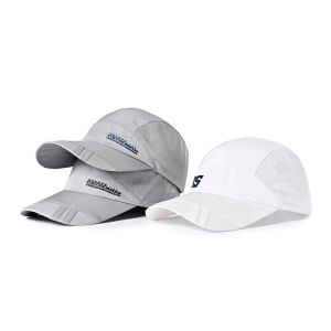 100% Polyester Summer Outdoor Casual Baseball Cap 58cm Breathable Grey Color