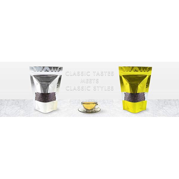 Semi-Clear Window Hang-Hole Stand-Up Zip lockk Pouch,Aluminum Packaging Bags Laser Zip lockk Stand up Resealable Pouches wit