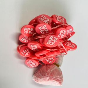 OEM Bulk Quantities Plastic Fastener Hang Tags With Snap Lock Pins And Security