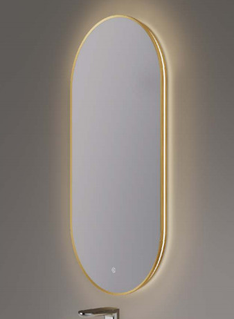 Quality Aluminum Frame Round LED Illuminated Bathroom Mirrors Waterproof wholesale