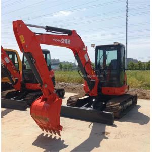 6TON Operating Weight KUBOTA KXU55 Excavator with Original Hydraulic Valve and