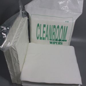 Class 100 6inch Two Layer Cleanroom Wipes Polyester Wipes For Cleaning LCD Screen