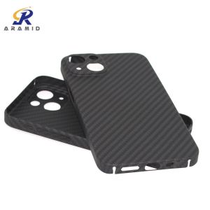 China Lightweight Matte Finish Kevlar Aramid Carbon Fiber Phone Cases For iPhone 14 Pro on sale