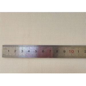 White Repeatable Dryer Mesh Belt Plain Weave Filter Linear Screen Square Hole