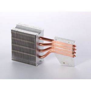 Cheap Computer / CPU Copper Tube Heat Sink With Anodizing / Passivation Finishing for sale