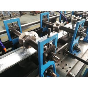 15 Stations Top Hat Roll Forming Machine with Cooling System 18.5kw Main Power