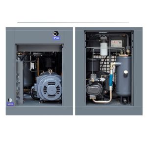 Blue 11kw Screw Compressor 14L 3 Phase Air Cooling Driect Driven