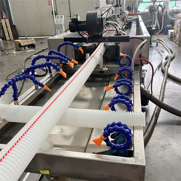 Single Screw Extruder Double Wall Corrugated Pipe Machine for HDPE Pipe