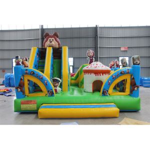 Outdoor Fun Unisex Commercial Pvc Inflatable Bounce House Jumper with Slide