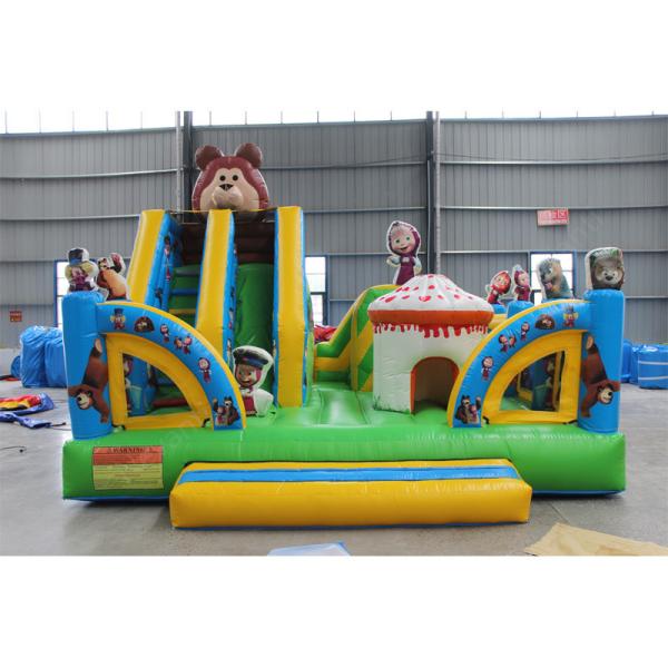 Outdoor Fun Unisex Commercial Pvc Inflatable Bounce House Jumper with Slide