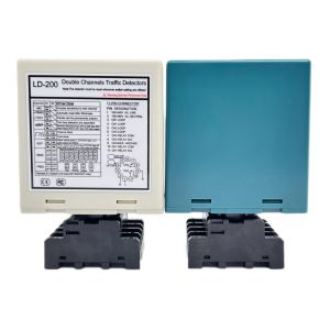 White Dual Channel Loop Detector 10MS - 90MS Inductive Loop Detector