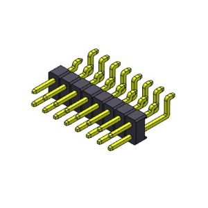 Pin Header Connector 2.54mm Single Row SMT TYPE 2*2PIN To 2*40PIN H=2.54MM