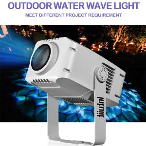 60W Outdoor RGBW Colorful Water Pattern LED Projector Ip65 Waterproof Landscape Projection Lamp
