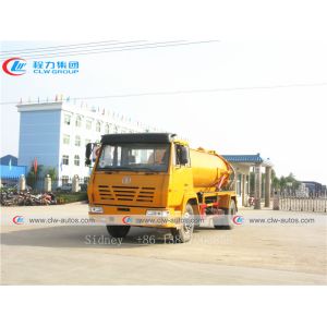 China Shacman 4X2 10000 Liters Vacuum Sewage Suction Truck on sale