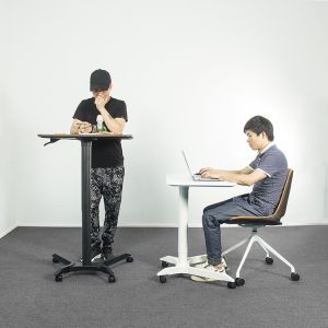 Adjustable Height Standing Table Luxury Coffee Table with Pneumatic Height