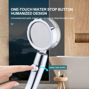 Small Waist Turbocharged Shower Water Filter Handheld Turbo Propeller Shower