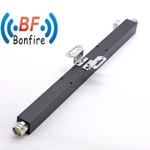 Black Microwave Power Splitter 0.5-6GHz 2 Way RF Power Divider with DIN-F