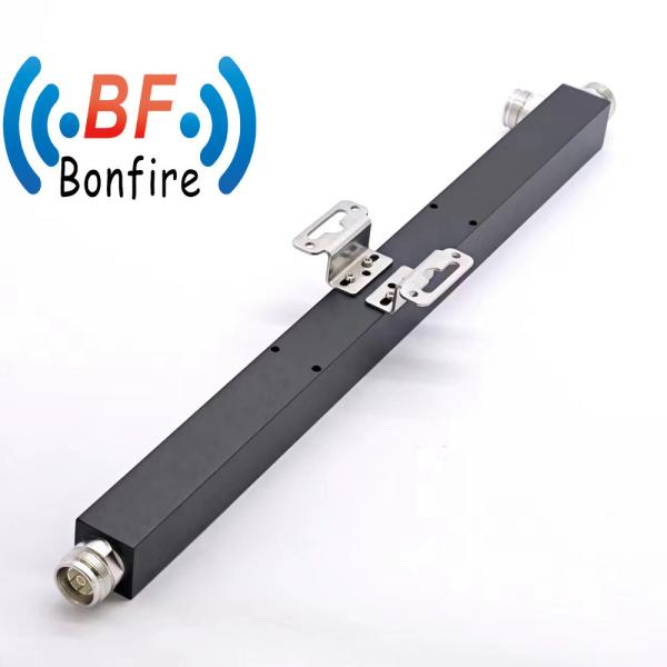 Black Microwave Power Splitter 0.5-6GHz 2 Way RF Power Divider with DIN-F