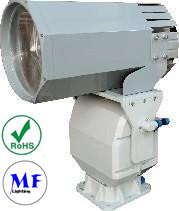 3000M Irradiation Distance LED Marine Search Light With 160W IP66 Protection