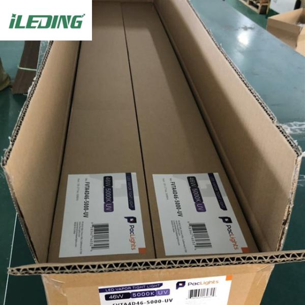 Surface Mounted 4FT 0-10V DIM Led Triproof Batten Light Fixture IP67 Vapor Tight For Storage 5-