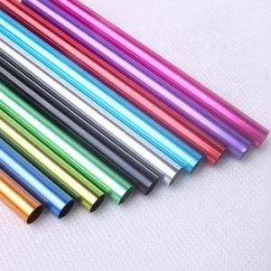 China Powder coated colored tubing 32mm aluminum tube on sale