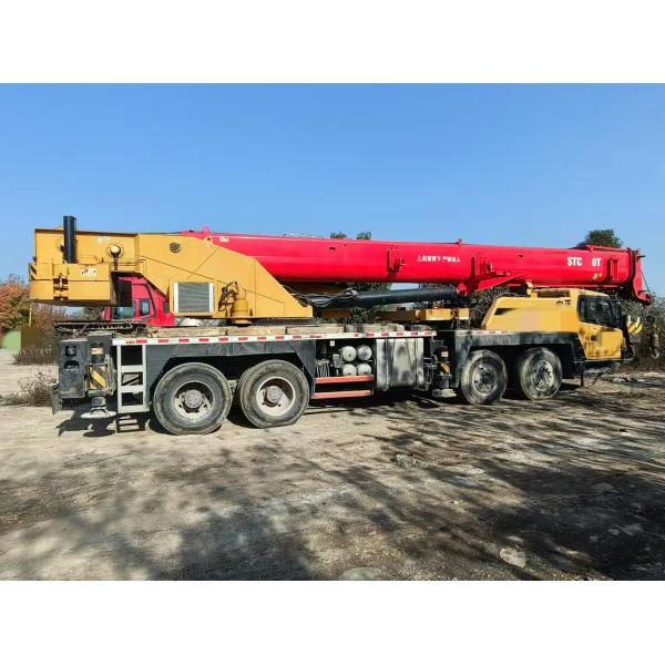 2018 Used SANY Mobile Truck Crane 55 Tons With YUCHAI Engine And 5 Crane Jib