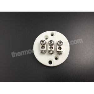 Industrial Thermocouple Components Ceramic Terminal Block N - 3P - C