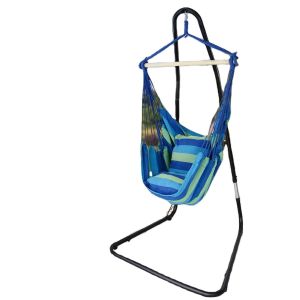 Qingdao Port Adjustable Modern Curved Hammock Chair Swing Stand for Indoor and