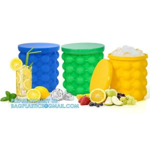 Silicone Ice Cube Molds With Removable Lids Reusable And BPA Free For Whiskey,