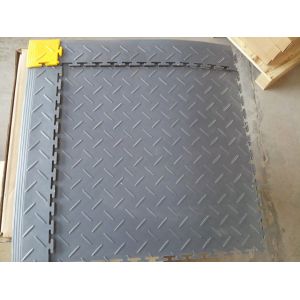 PVC diamond visible joint interlocking floor tiles