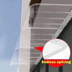 Clear Solid Polycarbonate Canopy Sheet Polycarbonate Roof Awning