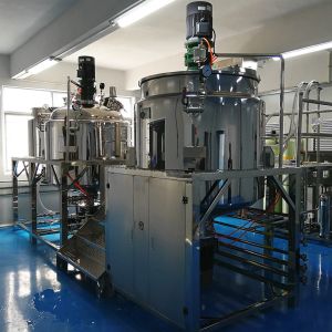 5000L Gel Shampoo Homogenizer Emulsifier Mixer Liquid Hand Wash Making Machine