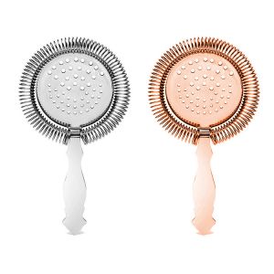19*10.3CM 304 SS Hawthorne Spring Bar Cocktail Strainer ISO9001 Bar Tool Set