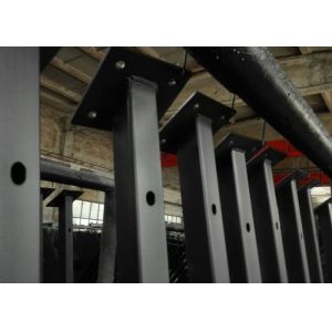 Semi-gloss surface treatment australian airport flat bar steel balustrade
