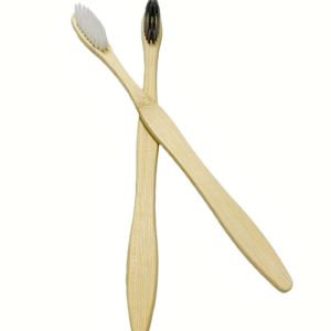China Natural Handle Soft Bristles Bamboo Toothbrush Biodegradable Eco Friendly Adult Children Portable ToothBrush on sale
