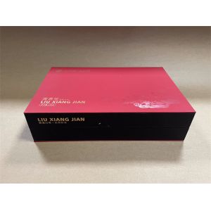 Cheap Red Paper Present Box Rectangular Pantone Printed Cardboard Gift Box for sale